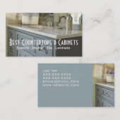 Cabinets Countertops Tile Stone Granit Marmor Visitenkarte (Vorne/Hinten)