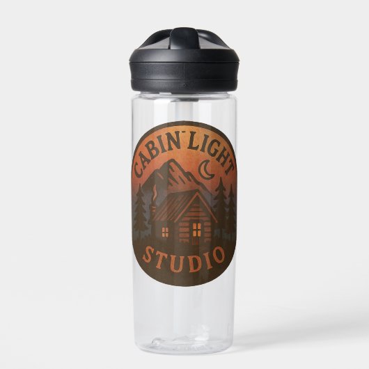 CabinLight Studio Wasserflasche Trinkflasche (Vorderseite)
