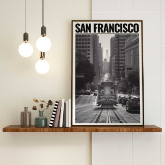 Cable Car 49 in San Francisco Fotograf Poster