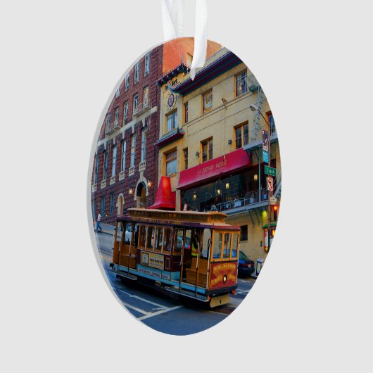 Cable Car #5 Ornament San Francisco (Vorderseite)