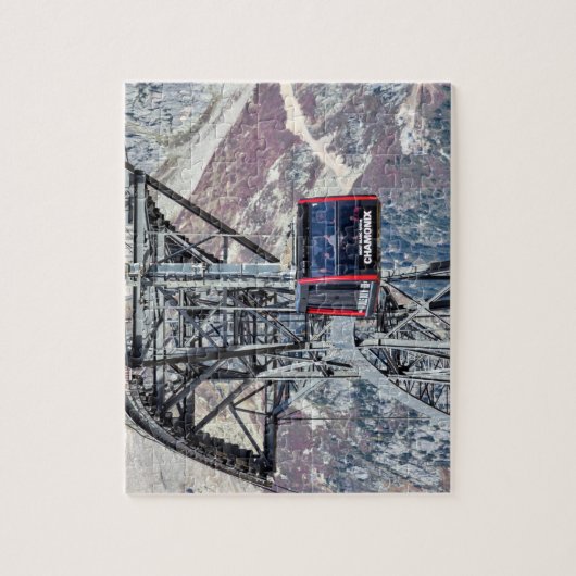 Cable Car Chamonix Mont Blanc Puzzle (Vertikal)