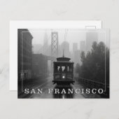 Cable Car Charm: Ein San Francisco Postkarte (Vorne/Hinten)