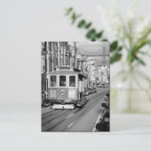 Cable Car Postkarte (Stehend Vorderseite)