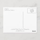 Cable Car Postkarte (Rückseite)