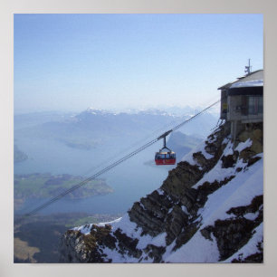 Cable Car Schweiz Poster