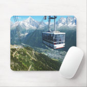 Cable Car über Chamonix Mousepad (Mit Mouse)