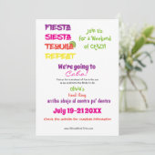 Cabo Bachelorette: Fiesta, Siesta, Tequila, Wieder Einladung (Stehend Vorderseite)