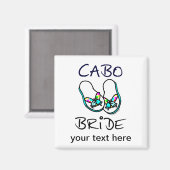 Cabo Bride Magnet (Vorderseite/Rückseite)