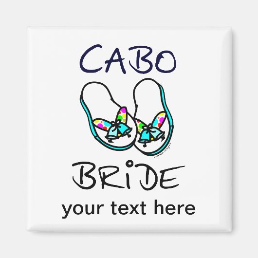 Cabo Bride Magnet (Vorne)