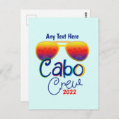 Cabo Crew Vacation Family Honeymoon Girls Group Postkarte (Vorne/Hinten)