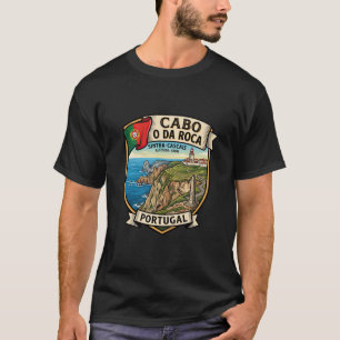 Cabo da Roca Portugal Küstenabenteuer T-Shirt