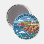 Cabo da Roca Portugal Magnet (Vorderseite/Rückseite)