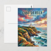 Cabo da Roca Portugal Postkarte (Vorne/Hinten)