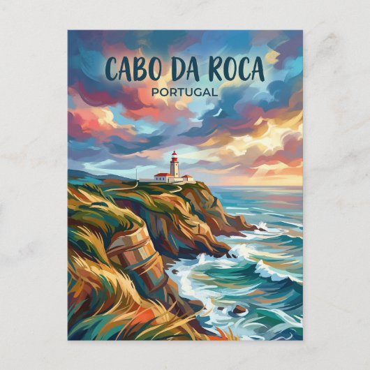 Cabo da Roca Portugal Postkarte (Vorderseite)