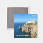 Cabo de São Vicente / Cape St. Vincent Magnet (Vorderseite/Rückseite)
