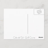 Cabo del Sol - Golfplatz Postkarte (Rückseite)