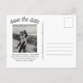 Cabo Hochzeit in Urlaubsort Save the Date Postkart Postkarte (Rückseite)