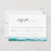 Cabo Mexico Ocean Beach Tropical RSVP Card Einladung (Vorderseite)