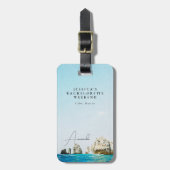 CABO MEXICO Tropical Beach Bachelorette Wochenende Gepäckanhänger (Vorderseite vertikal)