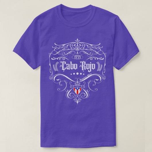 Cabo Rojo Vintages Design T-Shirt (Design vorne)