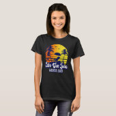 Cabo San Lucas 2023 Mexico Sunset Beach Retro T-Shirt (Vorne ganz)
