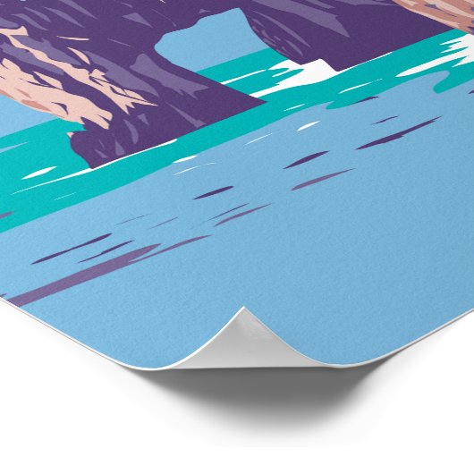 Cabo San Lucas Arch Mexiko Kunst, Dichtung und Mus Poster (Ecke)