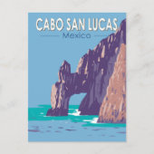 Cabo San Lucas Arch Mexiko Kunst, Dichtung und Mus Postkarte (Vorderseite)