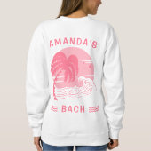 Cabo San Lucas Beach Junggeselinnen-Abschied Crewn Sweatshirt (Rückseite)