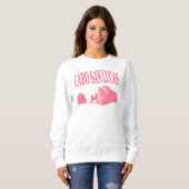 Cabo San Lucas Beach Junggeselinnen-Abschied Crewn Sweatshirt (Vorne ganz)