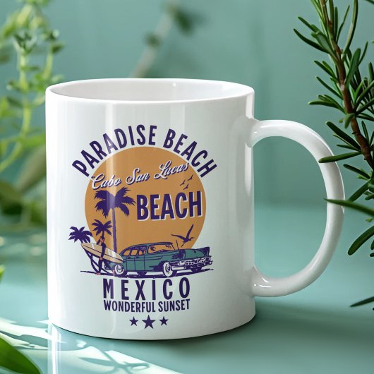 Cabo San Lucas Beach Mexico | Mexican Paradise Kaffeetasse