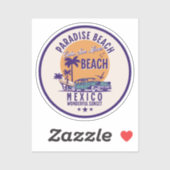 Cabo San Lucas Beach Mexico | Paradise Beach Aufkleber (Blatt)