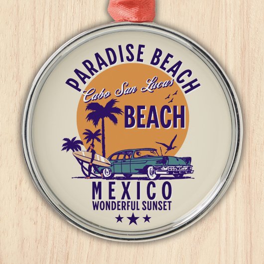 Cabo San Lucas Beach Mexico | Tropical Beach Ornament Aus Metall