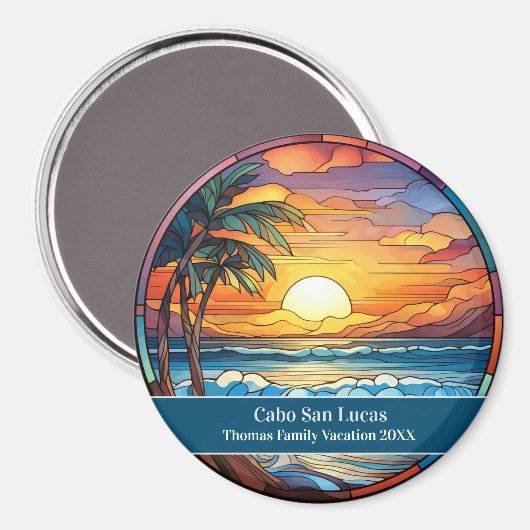 Cabo San Lucas Beach Urlaub Magnet (Vorderseite/Rückseite)