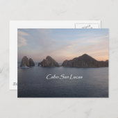 Cabo San Lucas bei Sonnenuntergang Postkarte (Vorne/Hinten)