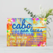CABO SAN LUCAS Bestimmungsort-Einladung Einladung (Stehend Vorderseite)