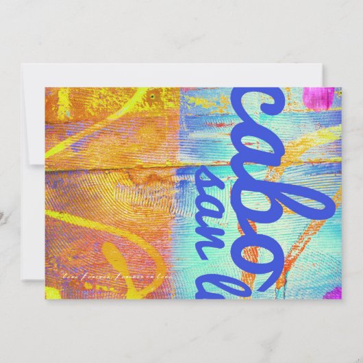 CABO SAN LUCAS Bestimmungsort-Einladung Einladung (Rückseite)