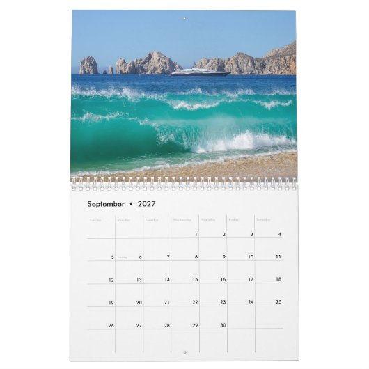 Cabo San Lucas Calendar Kalender (Sep 2027)