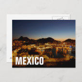 Cabo San Lucas Cityscape bei Sunset, Mexiko Postkarte (Vorne/Hinten)