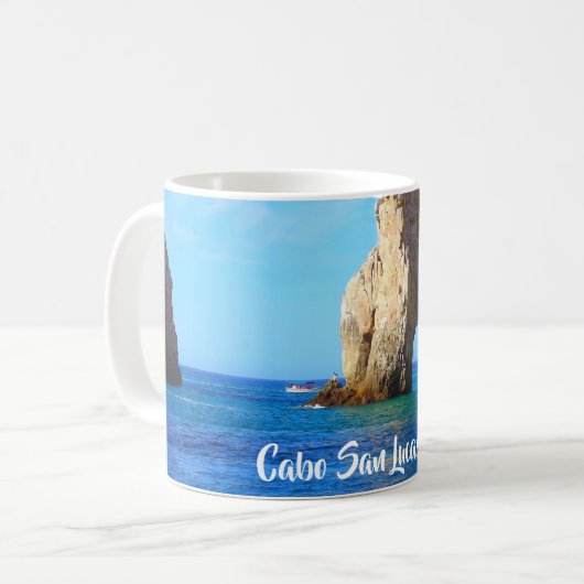 Cabo San Lucas der Arch Mexico Beach Kaffeetasse (Vorderseite Links)