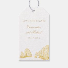 Cabo San Lucas | Destination Wedding | Thank You  Geschenkanhänger