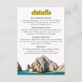 Cabo San Lucas - Einzelheiten zur Einladung