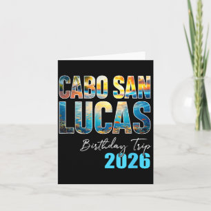 Cabo San Lucas Geburtstagsreise 2026 Urlaubsfeier Karte