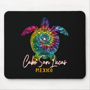 Cabo San Lucas Gefärbte Krawatte Sea Turtle Matchi Mousepad