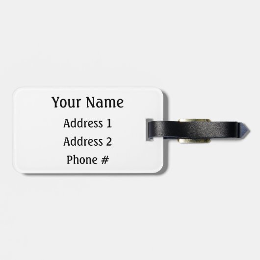 Cabo San Lucas Gepäckanhänger (Rückseite horizontal)