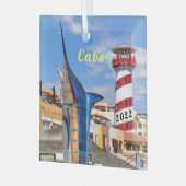 Cabo San Lucas Glasdekoration Ornament Aus Glas (Vorderseite links)