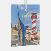 Cabo San Lucas Glasdekoration Ornament Aus Glas (Vorderseite Rechts)
