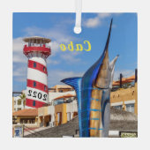 Cabo San Lucas Glasdekoration Ornament Aus Glas (Rückseite)