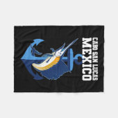 Cabo San Lucas Marlin Angelo Fleecedecke (Vorderseite (Horizontal))
