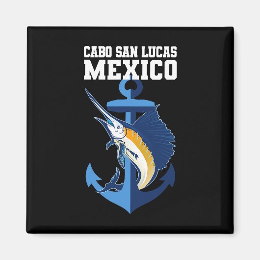 Cabo San Lucas Marlin Angelo Magnet (Vorne)