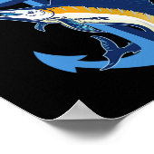 Cabo San Lucas Marlin Angelo Poster (Ecke)